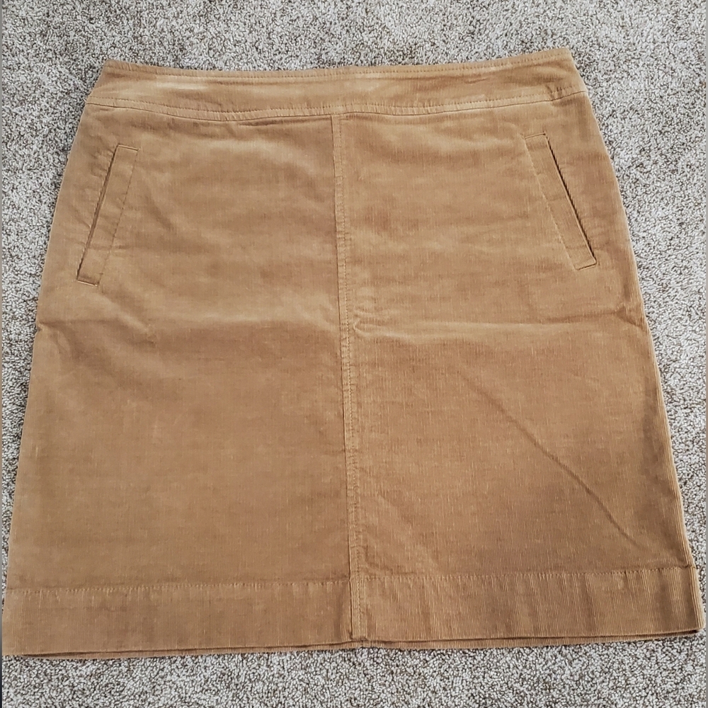 Talbots Tan Pencil Skirt